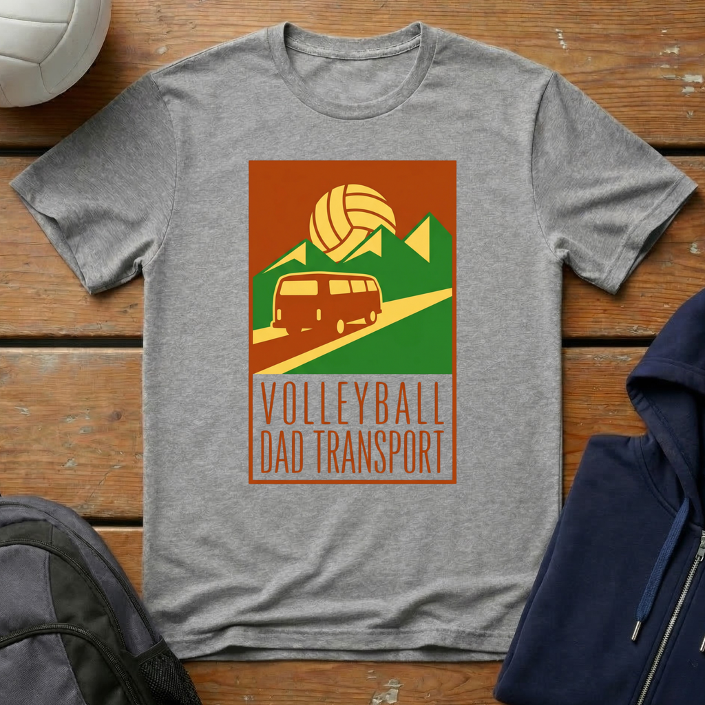 Volleyball Dad Transport T-Shirt