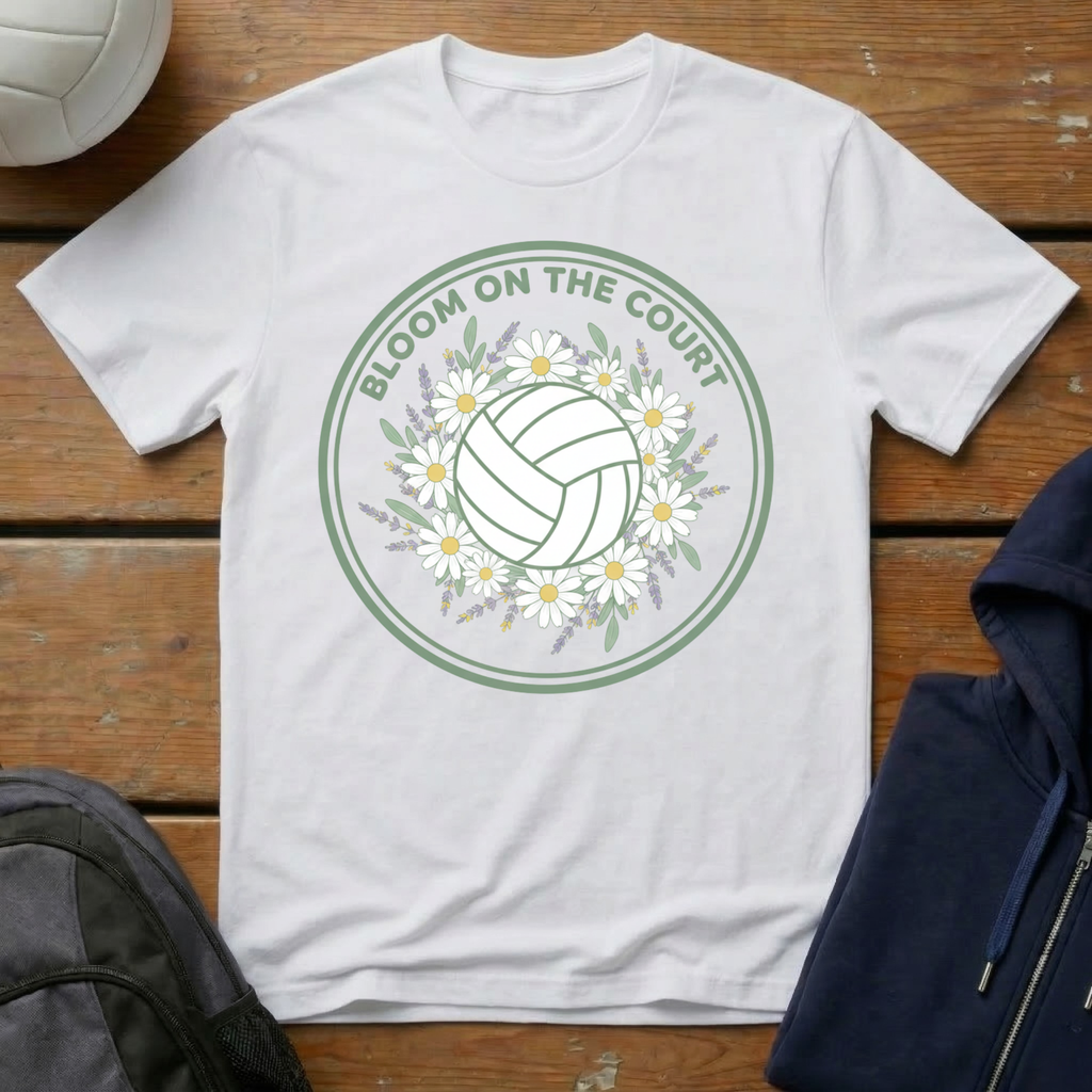 Bloom On The Court T-Shirt