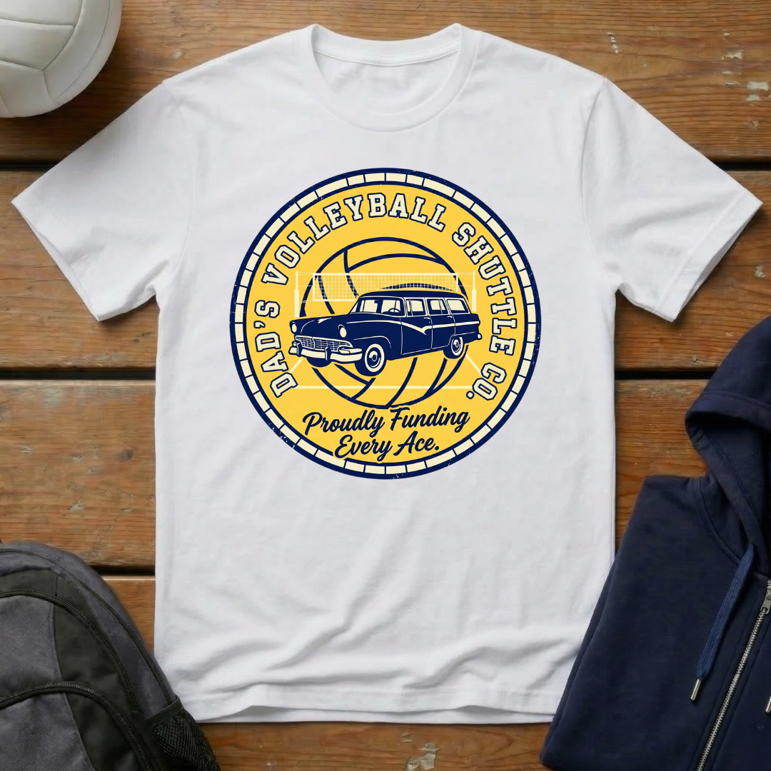 Dad's Volleyball Shuttle Co T-Shirt