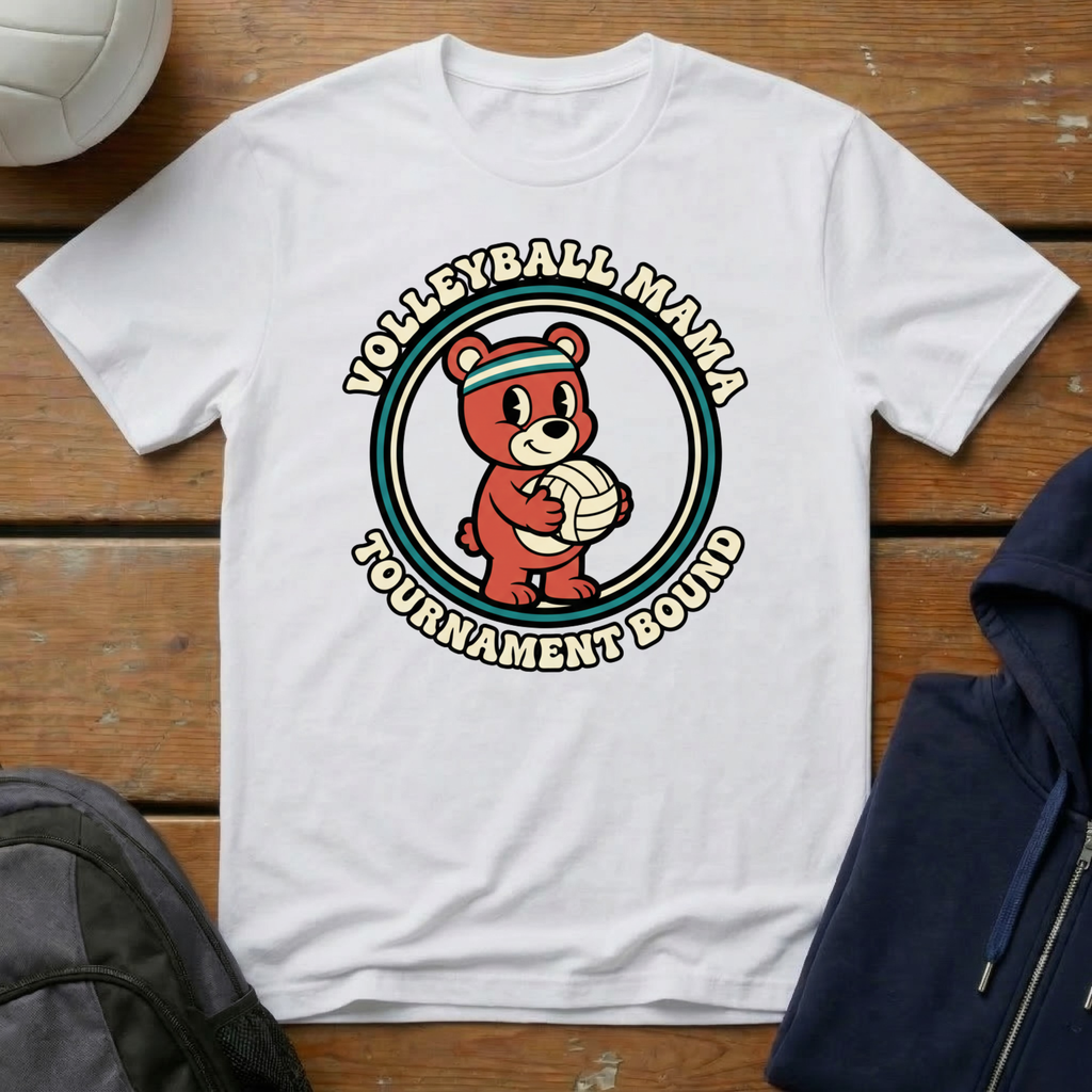 Volleyball Mama Tournament Bound T-Shirt