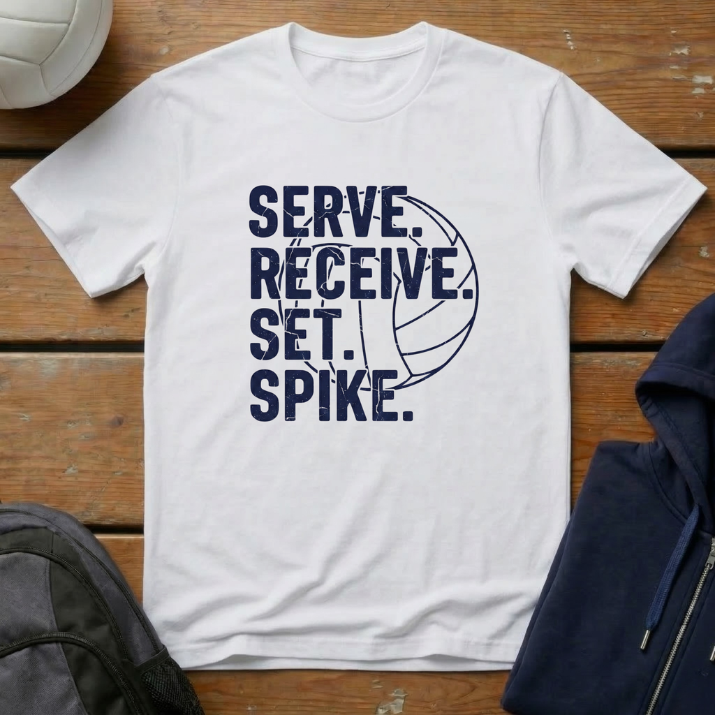 Serve Receive Set Spike T-Shirt