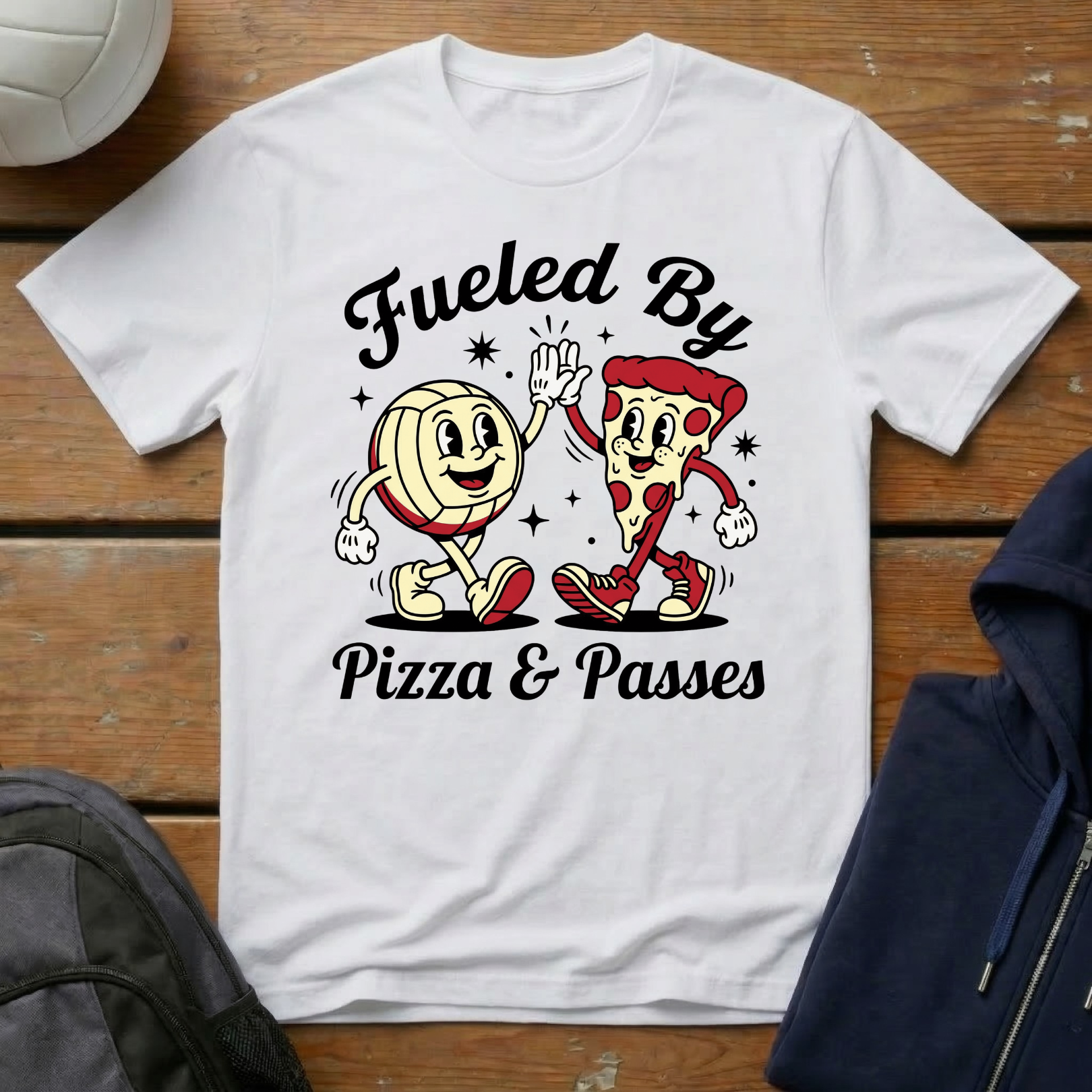 Fueled by Pizza & Passes T-Shirt