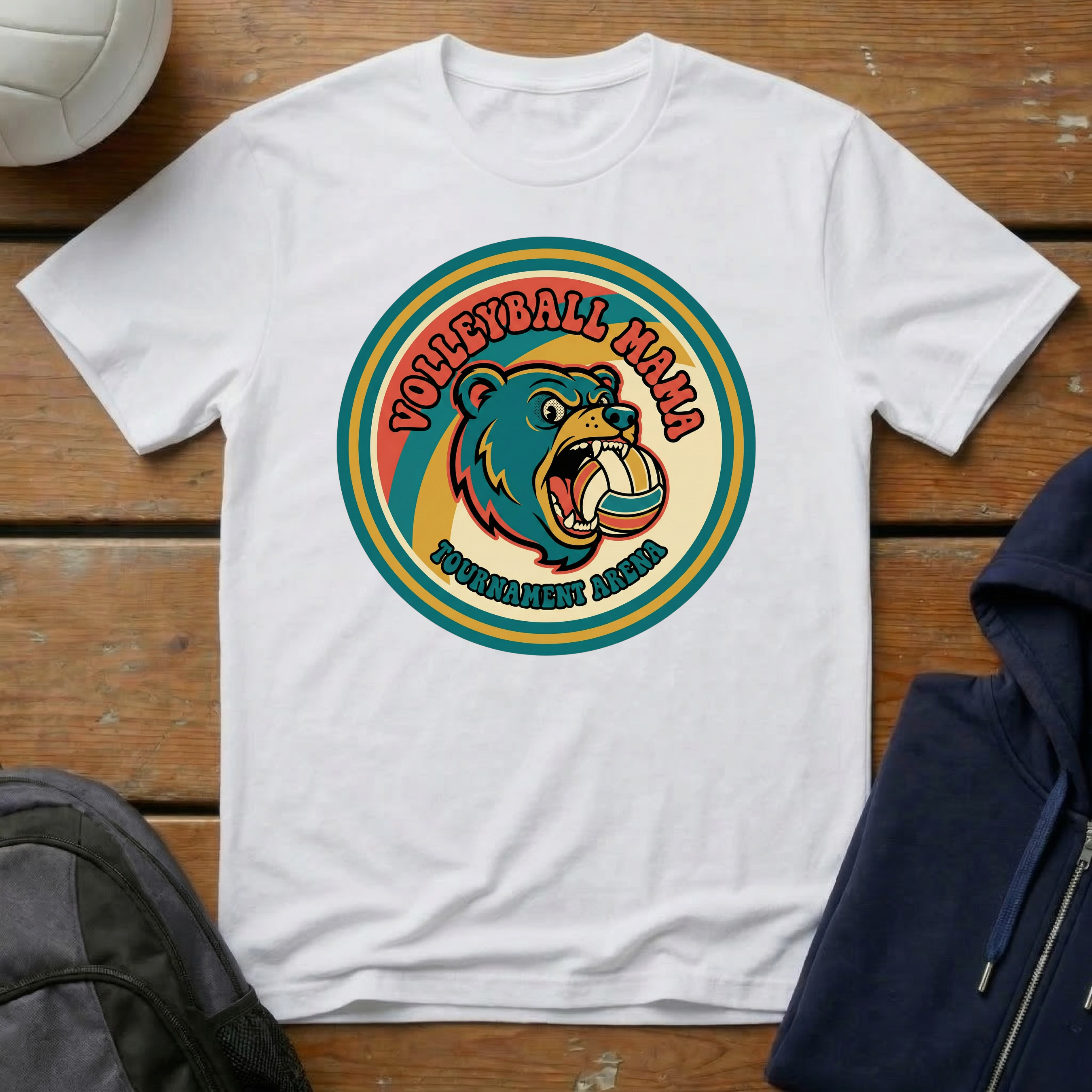 Volleyball Mama Tournament Arena T-Shirt