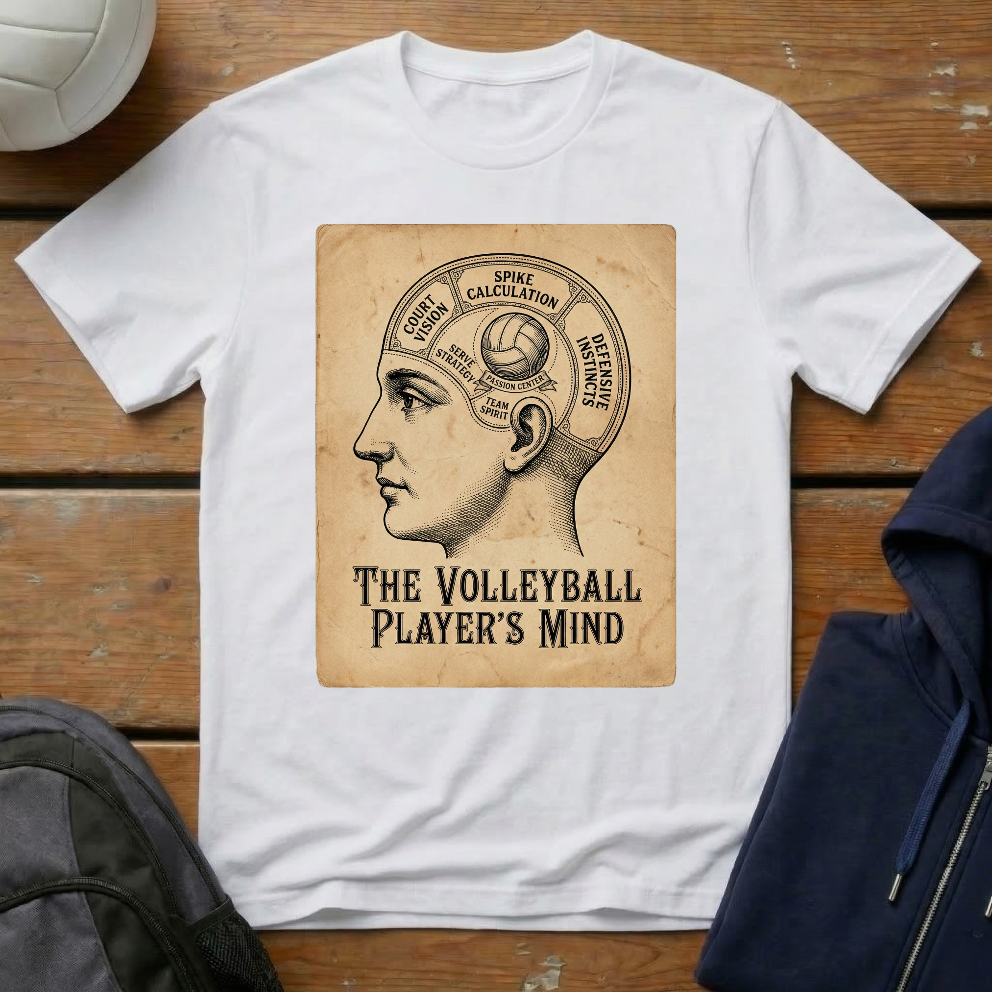 The Volleyball Player's Mind T-Shirt