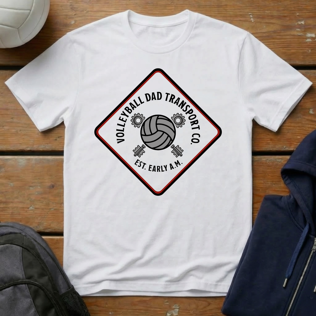 Volleyball Dad Transport Co T-Shirt